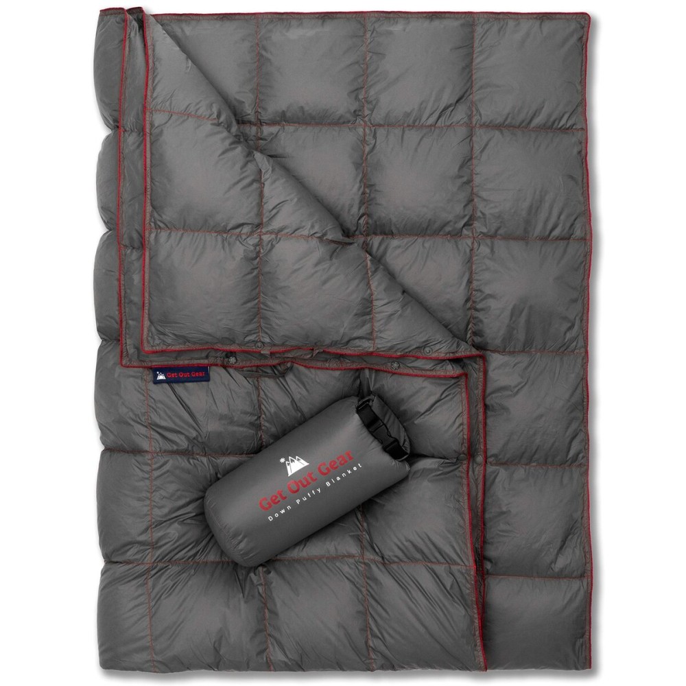 Get Out Gear Mega Puffy Down Blanket (Gray)