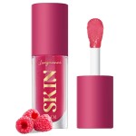 LANGMANNI Moisturizing Lip Oil,No-Sticky Lip Gloss Lip Balm Lip Care,Fruit Flavoured Lip Oil For Dry Lip\'s Moisturizing Hydrating And Nourishing ((Raspberry))
