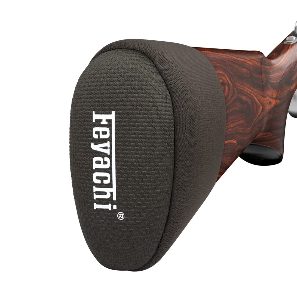 Feyachi Recoil Pad for Shotgun - Gel Filled Slip On Recoil Pads Shock Absorbing Trap Shooting Accessories Non-Slip Rifle Buttstock Pad for Hunting Shooting & Outdoor Tactical Use, Wood