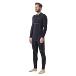 Hevto Men Wetsuits 3/2mm Neoprene Back Zip Fullsuit Wet Suit Keep Warm for Surfing Swimming SUP Snorkeling Diving (M2F-Black, MT)