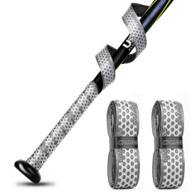 CHAMPKEY PRO 40 Bat Grip Tapes 2 Pack | All-Weather Performance Bat Tapes | Precut and Full Adhesive Back Baseball Grip Tapes