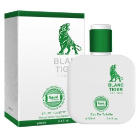 Hybrid & Company Blanc Tiger For Men Confident And Agile Masculinit Scent Mens Perfume,3.4 Fl Oz