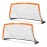 RUNBOW 6x4 ft Portable Kids Soccer Goal for Backyard Practice Soccer Net with Carry Bag (6x4 FT, 2 Pack, Orange)