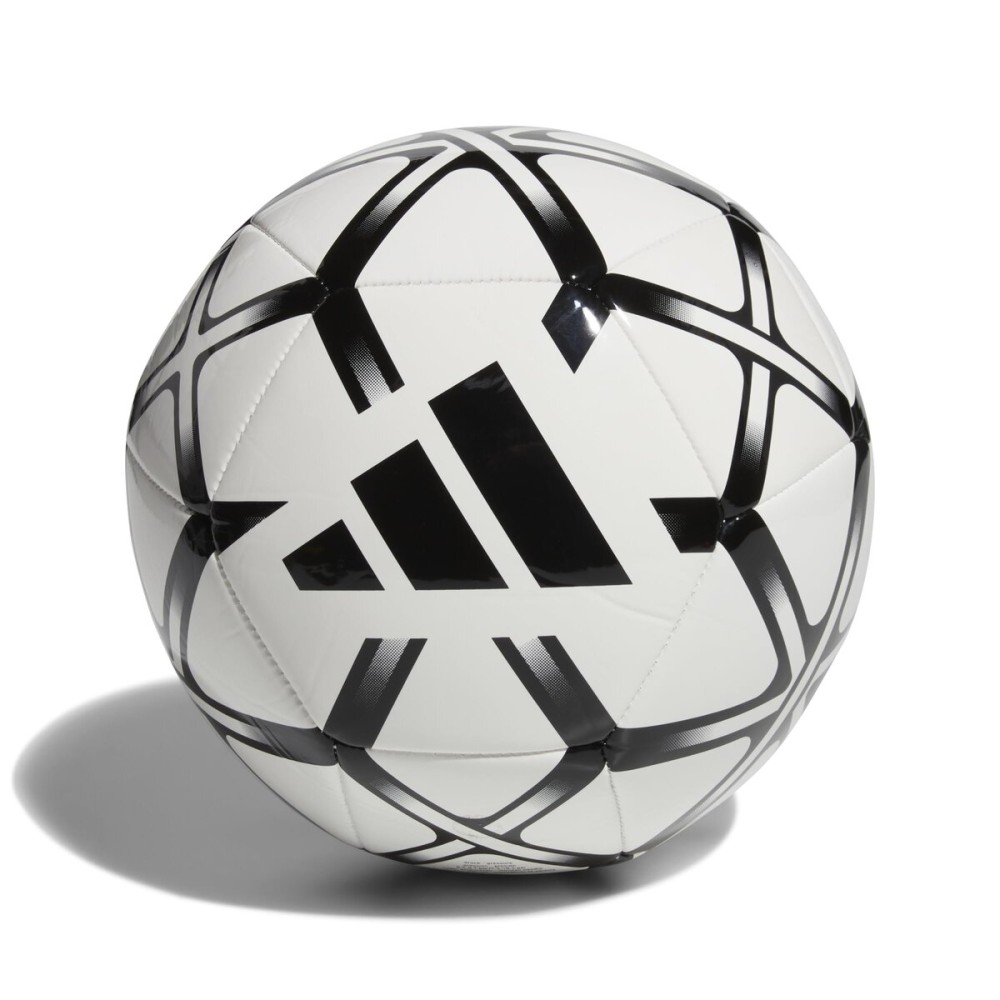 Adidas Unisex Starlancer Club Soocer Ball, White/Black, 4
