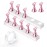 Makartt Nail Stand for Nails Art Display Practice Nail Holder for Painting Nails Stand for False Nail Press On Designs Magnetic Fake Nail Holder with 1M Double-sided Tape For Home DIY Salon Supplies