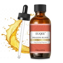 EUQEE Dragons Blood Fragrance Oils, 60ml Scent Essential Oils with Glass Dropper for Diffusers, Soap Making, DIY Bath Bombs - 2.02Fl oz