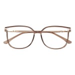 GUDVUE Blue Light Glasses For Woman, Computer Reading/Gaming/Phones Glasses, Anti Glare/UV400/Eye Strain, Champagne Pro