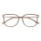 GUDVUE Blue Light Glasses For Woman, Computer Reading/Gaming/Phones Glasses, Anti Glare/UV400/Eye Strain, Champagne Pro