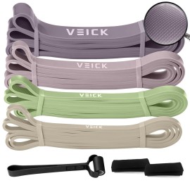VEICK Resistance Bands for Working Out, Exercise Bands, Workout Bands, Pull Up Assistance Bands, Long Heavy Stretch Bands Set for Men and Women, Power Weight Gym at Home Fitness Equipment