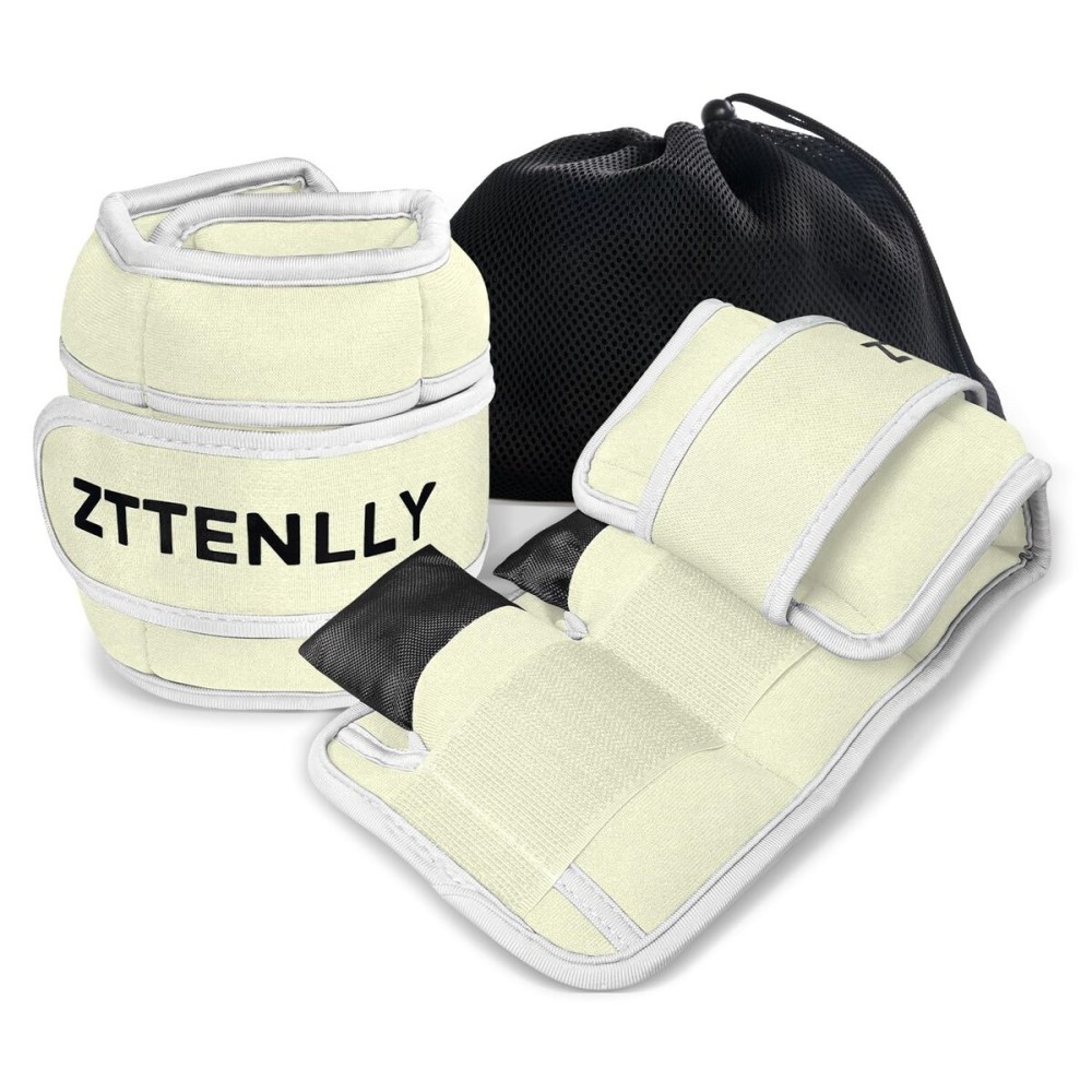 Adjustable Ankle Weights for Women Men and Kids | 1 Pair 5 10 15 18 20 Lbs Leg Wrist Ankle Weight Straps for Yoga, Walking, Running, Aerobics, Gym, Dance, Pilates, Cardio