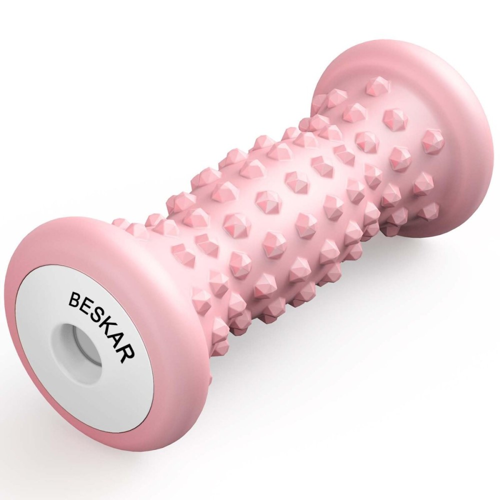 BESKAR Foot Massager Roller for Plantar Fasciitis Relief, Portable Feet Roller to Deep Tissue Muscle Massage, Foot Arch and Heel Pain, Reflexology Tool