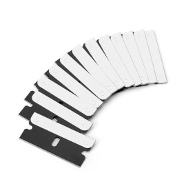 Bates Single Edge Razor Blades - 50 Pack, Black, Straight Edge for Scraper