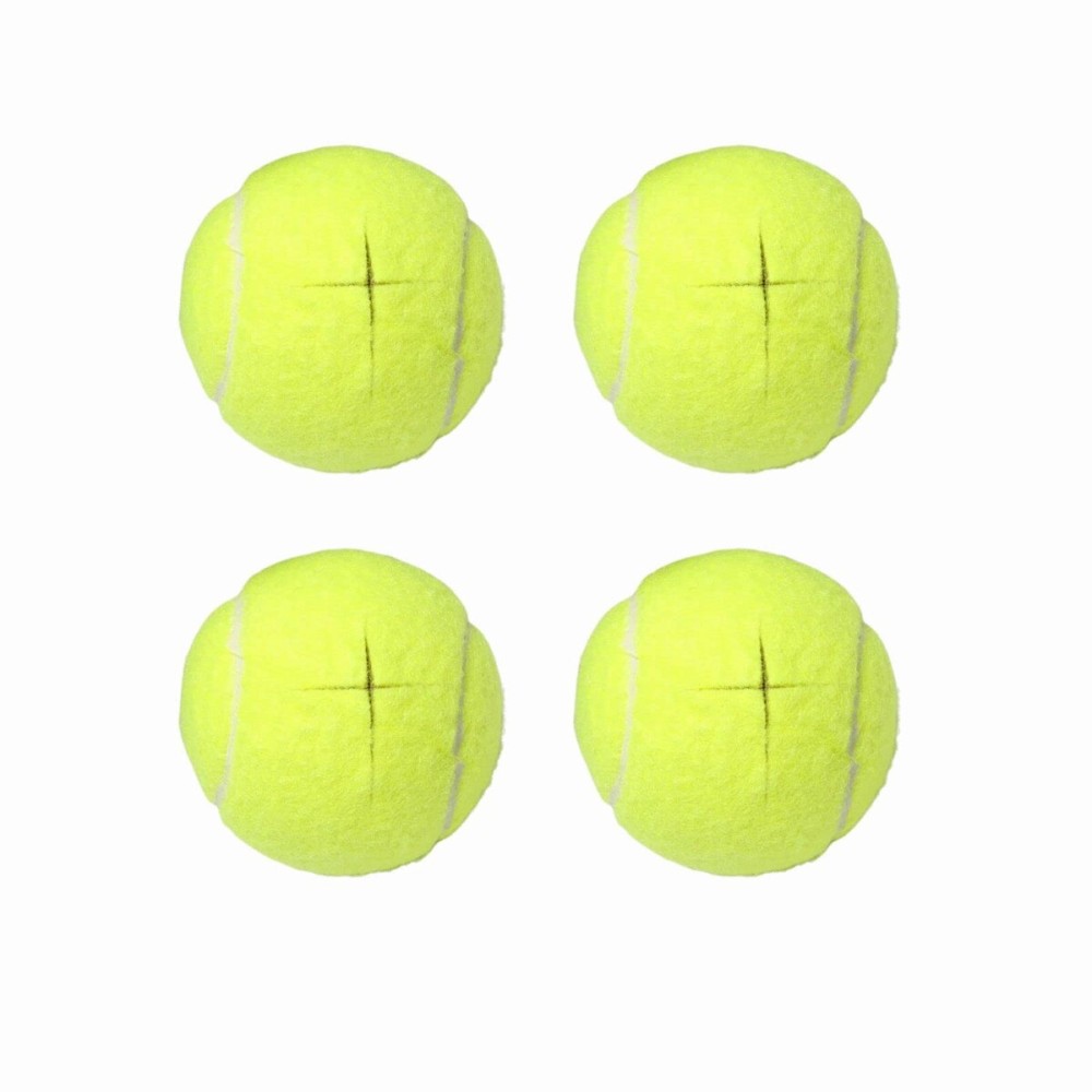 Mloowa Precut Tennis Balls for Walkers 4 Pcs Balls with Precut Opening for Easy Installation,Walker Accessories for Seniors Fit Most Walkers,for Furniture Legs and Floor Protection