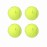 Mloowa Precut Tennis Balls for Walkers 4 Pcs Balls with Precut Opening for Easy Installation,Walker Accessories for Seniors Fit Most Walkers,for Furniture Legs and Floor Protection