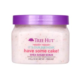 Tree Hut Exfoliating Shea Sugar Scrub Birthday Cake, 18 oz