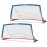 RUNBOW 6x4 ft Portable Kids Soccer Goal for Backyard Practice Soccer Net with Carry Bag (6x4 FT, 2 Pack, Blue Red)