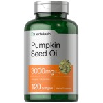 Horbach Pumpkin Seed Oil | 3000mg | 120 Softgel Capsules | Cold Pressed Dietary Supplement | Non-GMO and Gluten Free Formula