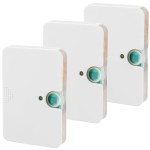 Portable Pill Organizer, 6 Compartments Travel Pill Case for Purse or Pocket -Small Pillbox Dispenser Home Travel Supplement Holder to Hold Medicines, Cod Liver Oil, Supplements (3 Count White)