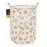 HUNRUNG Laundry Hamper,Large Canvas Fabric Lightweight Storage Basket Toy Organizer Dirty Clothes Collapsible Waterproof for College DormsRound-Orange Flower