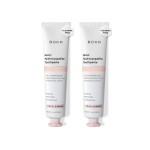 Boka Fluoride Free Toothpaste, Nano Hydroxyapatite Toothpaste, Appropriate for Sensitive Teeth - for Adult, Kids Oral Care - Coco Ginger Flavor, 1.3 Fl Oz 2Pk US Manufactured