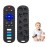 ERSIHUA Silicone Baby Teething Toys, TV Remote Teethers for 6-12-18 Months Infant, TV Remote Control Shape Toddlers Silicone Teethers, Chew Toys for Boys and Girls (Black)