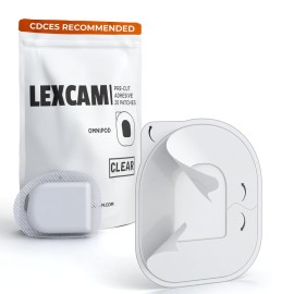 Adhesive OverPatches Pre-Cut for Omnipod 5, New - Pack of 20 - Transparent Waterproof Patches for Insulin Pump, Sensor is NOT Included