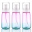 Cosywell Fine Mist Spray Bottles TSA Approved 3.4oz 100ml 3 Pack Leak Proof Travel Spray Bottle Empty Small Spray Bottles for Perfume Essential Oils Toners Rose Water Cosmetics (3Gradient Pink Blue)