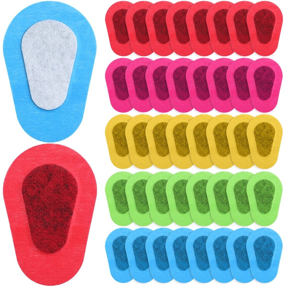 Panitay 40 Pcs Adhesive Eye Patches for Adults Disposable Breathable Medical Eye Patch for Amblyopia Lazy Latex Free Adhesive Bandages for Men(3 x 2 Inch,Colorful)