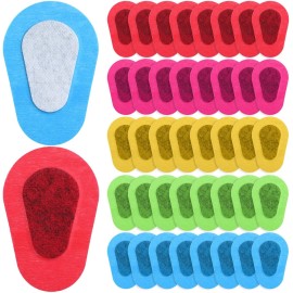 Panitay 40 Pcs Adhesive Eye Patches for Adults Disposable Breathable Medical Eye Patch for Amblyopia Lazy Latex Free Adhesive Bandages for Men(3 x 2 Inch,Colorful)