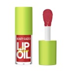 Beauty Glazed Big Brush Head Lip Oil, Ultra-Hydrating & Nourishing, Smooth Glossy Finish Glow Shiny and Vegan Tinted Gloss, Non-Sticky Formula (104 LOVE, 1) 0.14 Fl Oz