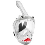 Zipoute Snorkel Full Face Snorkel Mask for Kids, Kids Snorkeling Set 180 Degree Panoramic View, Safe Anti-Leak Anti-Fog, Foldable Dry Top Snorkeling Gear for Kids Adult, Advanced Breathing System