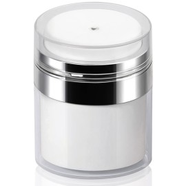 Airless Pump Jar - 1.0 Oz Air Pumps Container, Pump Moisturizer Container Empty Subpackage Makeup Jar Vacuum Bottle Dispenser