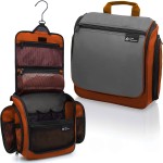 DD D&D Wanderlust D&D Hanging Travel Toiletry Bag for Men and Women - Cosmetics, Makeup and Toiletries Organizer Kit with 10 Compartments, YKK Zippers, XXL Metal Swivel Hook, Water-Resistant Nylon