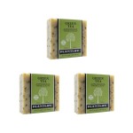 Plantlife Green Tea 3-Pack Bar Soap - Moisturizing and Soothing Soap for Your Skin - Hand Crafted Using Plant-Based Ingredients - Made in California 4oz Bar