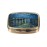 Dynippy Pill Case Pill Box with Mirror Retro Pocket 2 Compartment Medicine Case Vitamin Pill Organizer for Pocket Purse and Travel (A-Starry Night Over The Rhone)