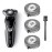 SH50 Replacement Heads with Blade Retaining Rings for Philips Norelco 5000 Series 6-pc Pack