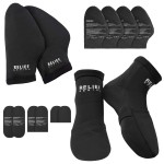 Relief Genius Cold Therapy Socks & Hand Ice Pack Cold Gloves for Chemotherapy Neuropathy, Chemo Care Package for Women and Men S/M Black