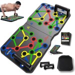 AERLANG Extra Large Push Up Board 26.2 x 13.8, Portable 30-in-2 Workout Set for Push Up, Multi-functional Pushup Stands for Strength Training, Fat Burning Push Up Bar for Home Gym