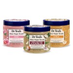 Dr Teal\'s Shea Sugar Scrub Trial Pack, Rose, Shea Butter, Citrus 19 oz (Pack of 3)
