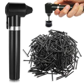 Ink Mixer Machine Kit, Yuelong Pigment Mixer Machine with 100Pcs Mixing Sticks Eyebrow Color Makeup Ink Pigment Electric Agitator Machine for Makeup Microblading Supplies