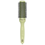 Olivia Garden Ceramic + Ion Round Thermal Hair Brush - Not Electrical - Professional Blowout Brush for Normal to Thick Hair - 1.38-Diameter Barrel - Green - CI-35BL