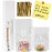 650 PCS Clear Flat Cellophane Treat Bags, 3x5,4x6,9.84x2 Cellophane Bags with Ties, Clear Gift Bags for Party Favors, Pretzel Rods, Bakery, Cookies, Candies, Dessert