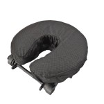 ZMDREAM Pack of 75 Fitted Disposable Massage Headrest Covers Face Rest Cradle Covers Black