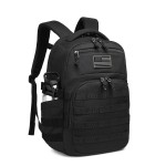 Wotony Military tactical backpack, backpack for men black small tactical assault bag (Coffee, 18.5 inch)