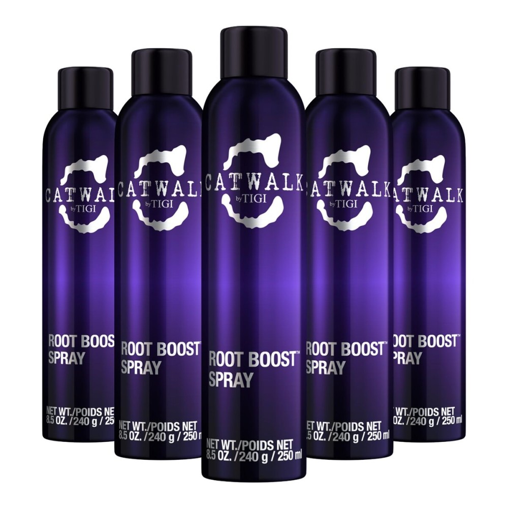 TIGI Catwalk Root Boost Spray Foam - Directional Mousse for All Hair Types - For Lift & Texture - For All Hair Types - Finish on Wet Hair & Blow Dry - Premium Hair Care Products - 8.5 oz (5 Pack)