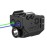 SOLOFISH 500lm Pistol Light Laser Combo with Strobe & Memory, Slidable Blue Green Laser and Gun Light Fits Compact & Full Size Rail (Laser Output is <5mW, Class IIIA)