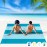 BYDOLL Beach Blanket 78\'\'X81\'\' Waterproof Sandproof Suits1-4 Adults Oversized Lightweight Large Blanket Picnic Mat for Beach Sand Free Travel Camping Hiking Picnic