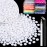 5000pcs 2mm Resin Rhinestones Bulk, White Flatback Round Jelly Rhinestones Bedazzling Non Hotfix Crystal Gems Large Quantity Wholesale for DIY Crafts Clothes Bottles Tumblers Face Makeup Manicure