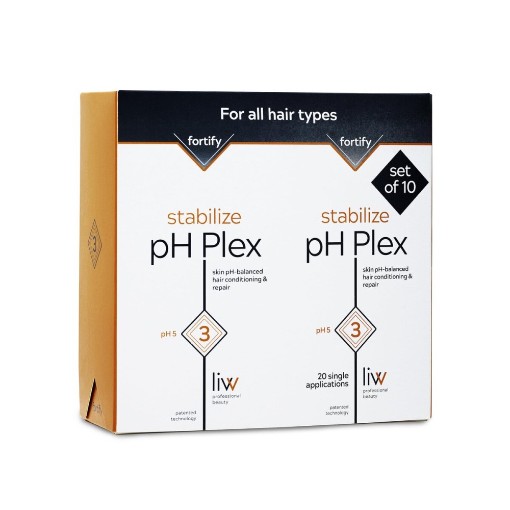 pH Plex Nourishing Hair Mask Treatment - Fortifies Color and Bleaching Effects - Salon Quality Results at Home - Value Pack (10 Double Sachets)