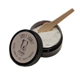 Simply Sooney Fluoride Free Remineralizing Toothpaste Powder I Vegan I Gluten Free I Organic Peppermint Essential Oil 1.5oz